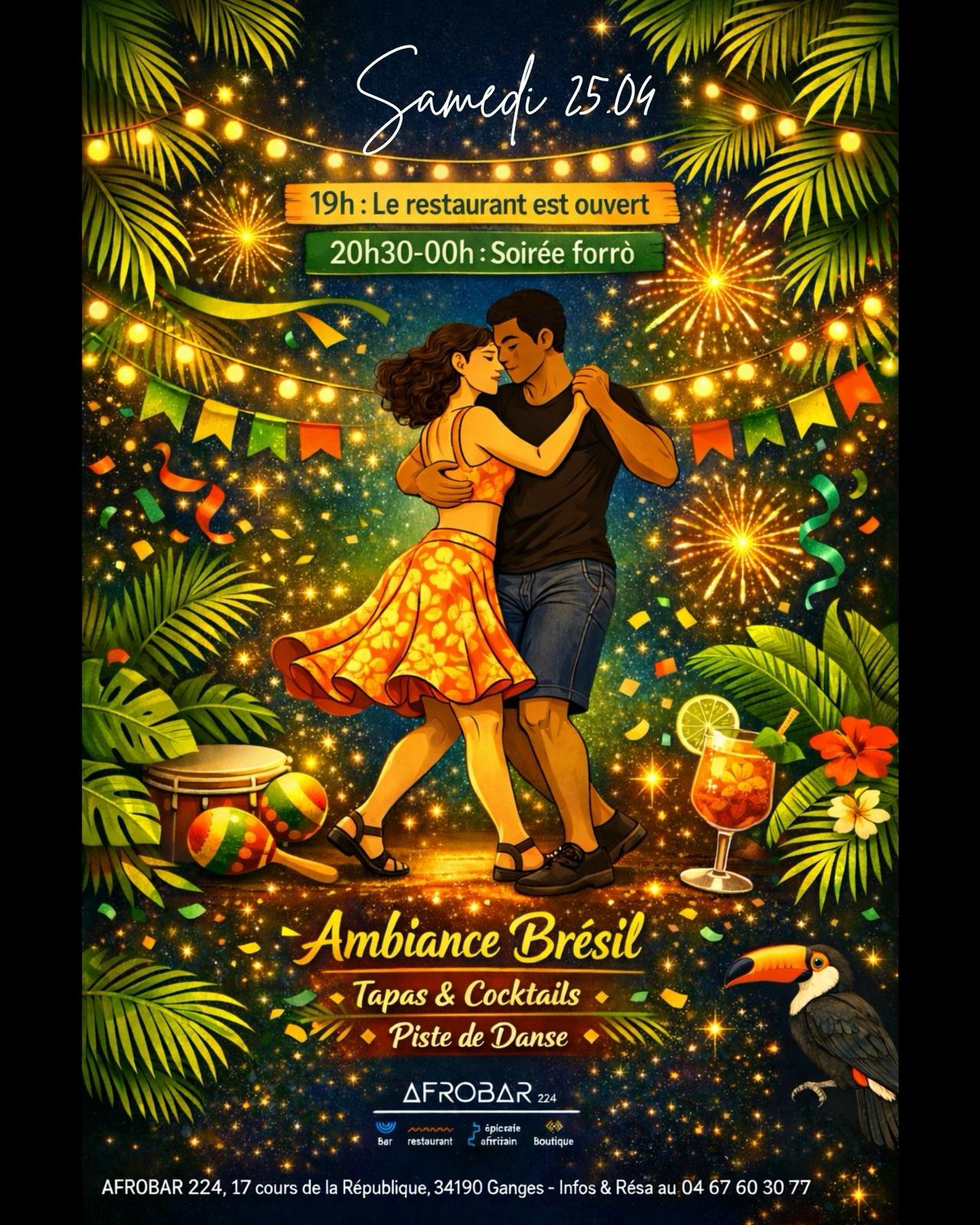 Soirée Forrò : Ambiance Brésil