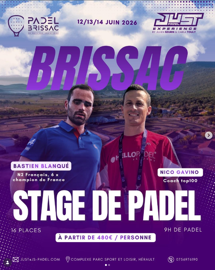 Stage de padel