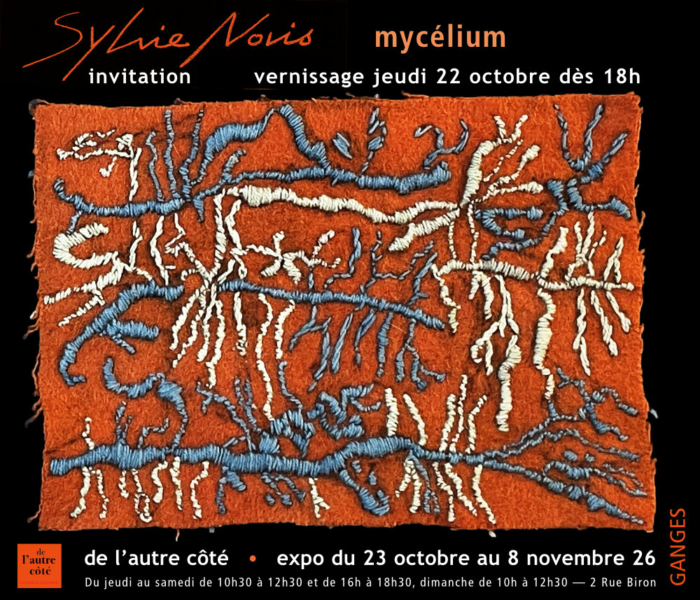 Vernisssage de Mycelium de Sylvie NOVIS